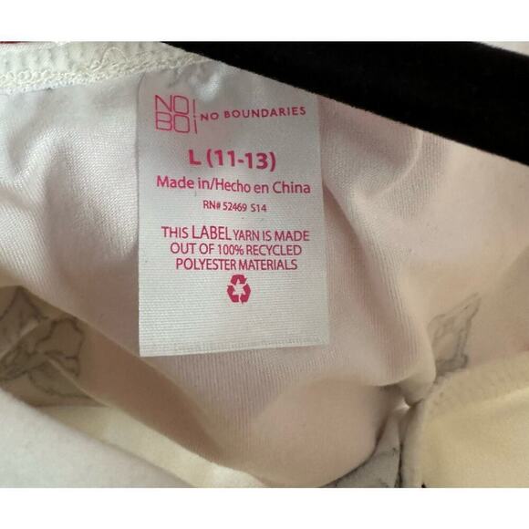 No Boundaries Sundress Empire Lace Back and Halter Straps Floral Junior L NWT - Picture 6 of 9